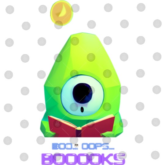 Cute Ghost Book Reading Teacher Funny Halloween Digital Files