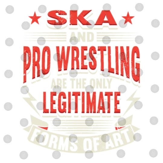 Funny Ska And Pro Wrestling Wrestler Digital Files