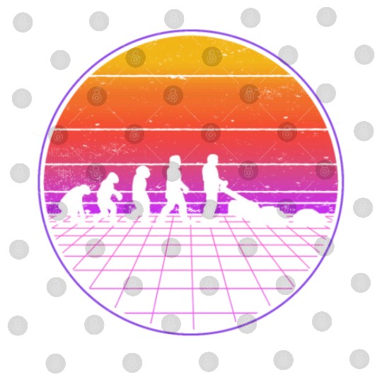 Robotic Lawnmower Evolution Retro Digital Files