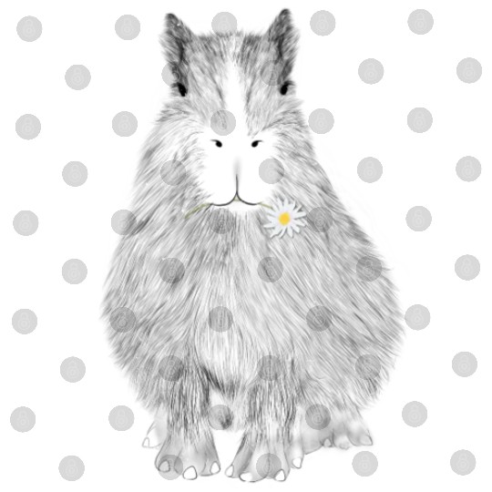 Capybara Daisy Capybara Cute Lover Cute Animal Digital Files