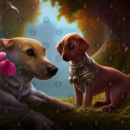 Puppy Love Cute Puppies with A Little Steampunk Digital Files