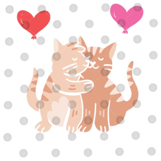 Cat Lover Valentines Day Hearts Day Cupid Love Digital Files