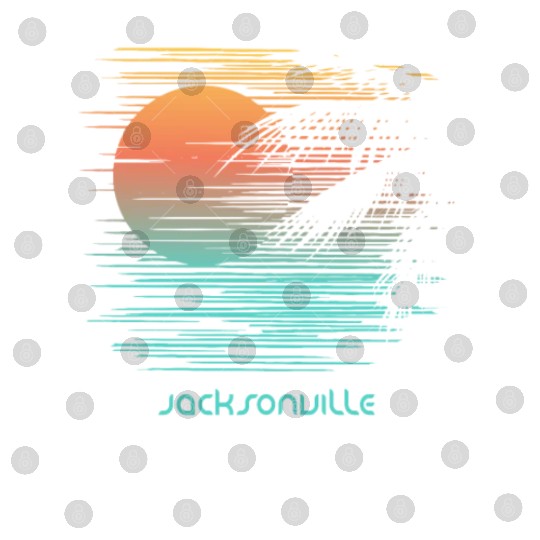 Artistic Jacksonville Florida Palm Tree Vacation Digital Files