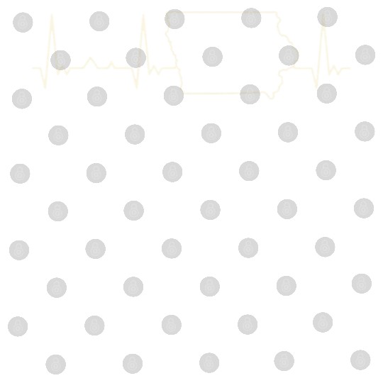 Iowa State USA. Heart. Love. EKG. Pulse. Beat. Digital Files