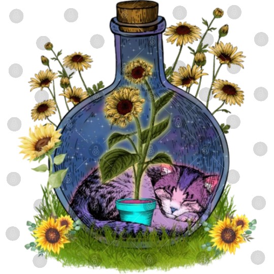 Cat Nap In A Jar Digital Files