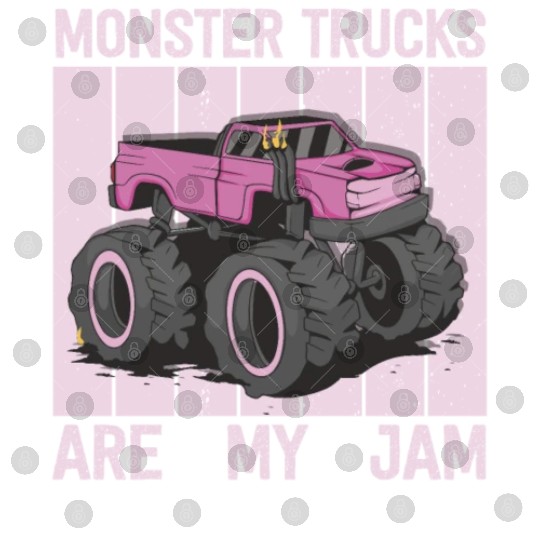 Monster Trucks Are My Jam Vintage Retro Digital Files