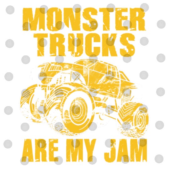 Monster Trucks Are My Jam Vintage Retro Digital Files