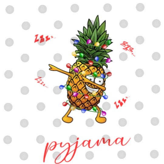 Winter Christmas Pyjama Pineapple Digital Files