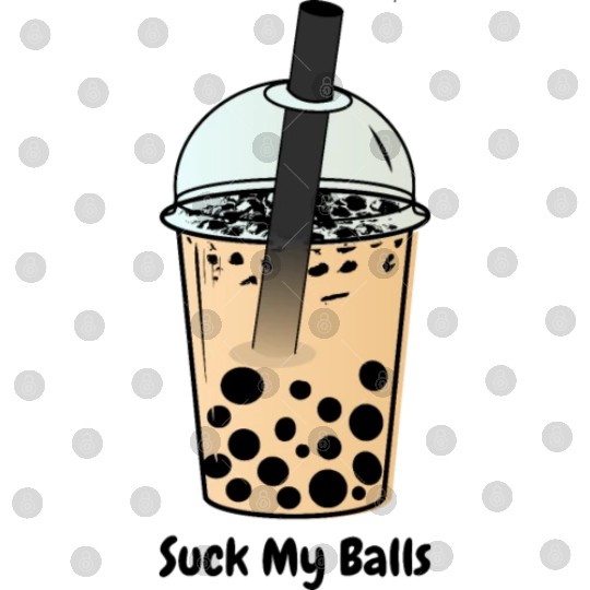Suck My Balls, Boba Tea, Bubble Tea, Boba Milk Tea Digital Files