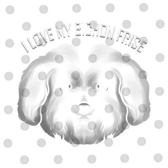 Dog Lover - I Love My Bichon Frise Digital Files