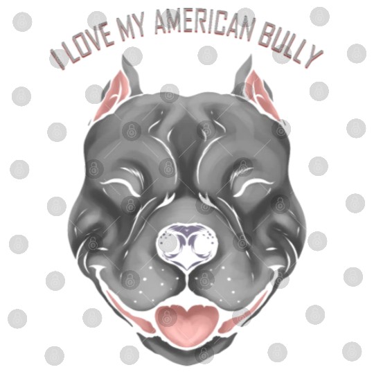 Dog Lover - I Love My American Bully Digital Files