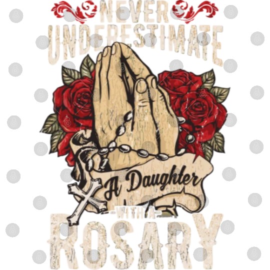 Catholic Rosary T Virgin Mary Idea Christian Digital Files