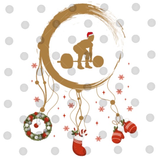 Winter dreamcatcher Christmas Fitness Bodybuilding Digital Files