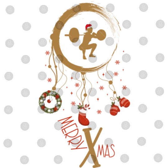 Winter dreamcatcher Christmas Fitness Bodybuilding Digital Files