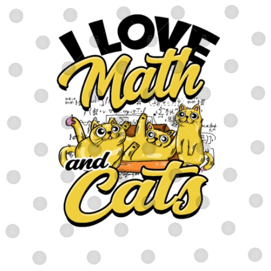 I love math and cats - cats Digital Files