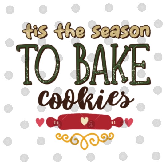 Tis the Season to Bake Cookies Digital Files