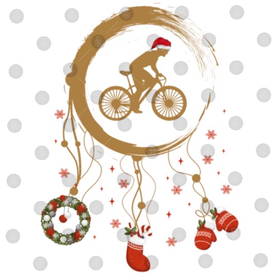 Winter dreamcatcher Christmas Racing bike Digital Files