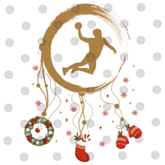 Winter dreamcatcher Christmas Handball Digital Files