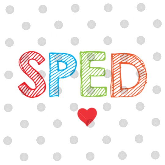 Team Sped Teacher Special Education Awareness Digital Files