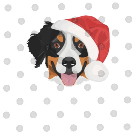 Bernese Mountain Dog Merry Christmas Digital Files