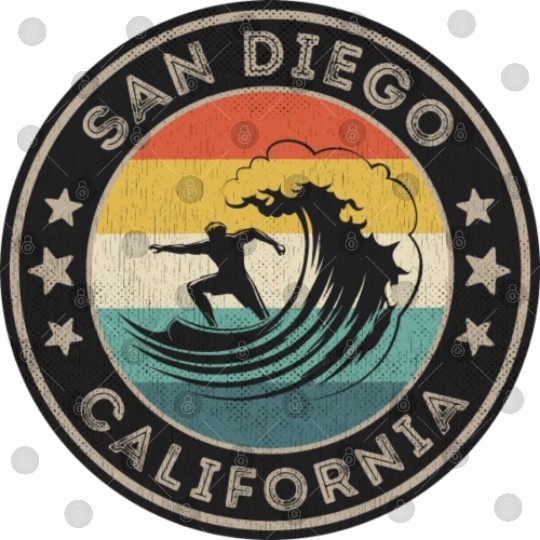 San Diego California Surfing Digital Files San Diego