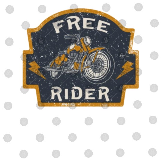 Free Rider Motorcycle Biker Vintage Digital Files