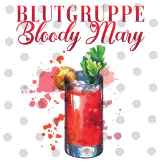 Blutgruppe Bloody Mary Cocktail for Bartender Digital Files