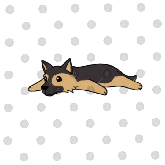 The More I Love My German Shepherd Digital Files