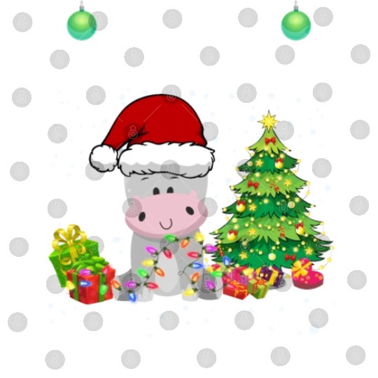 I Want A Hippopotamus For Christmas Hippo Digital Files