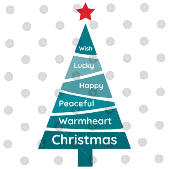 Minimalist Teal Blue Christmas Pine Digital Files