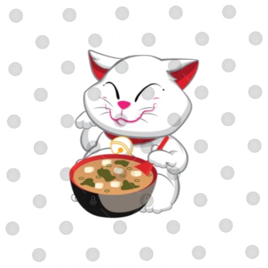 Miso Happy Funny Japanese Cat Miso Digital Files