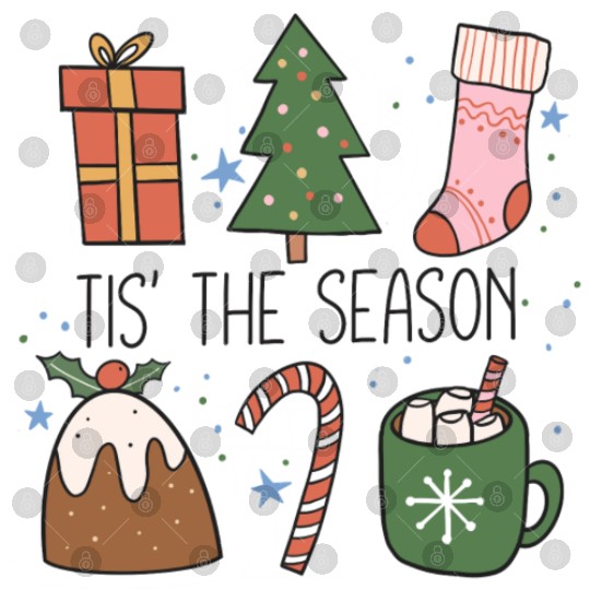 Tis the Season Christmas Digital Files