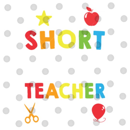 I Am Not Short I Am Preschool Teacher Size Digital Files