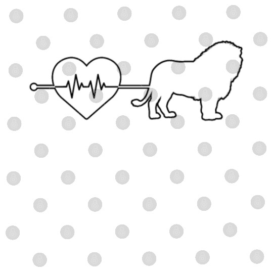 lion heartbeat Digital Files