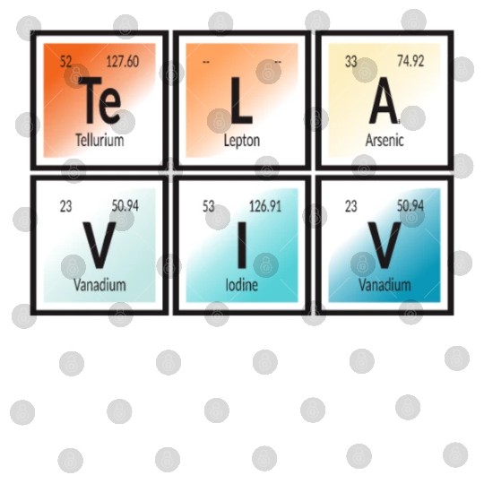 Tel Aviv | Periodic Table of Elements Digital Files