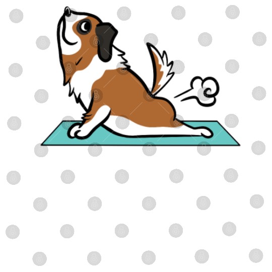 Saint Bernard Yoga Pose Digital Files