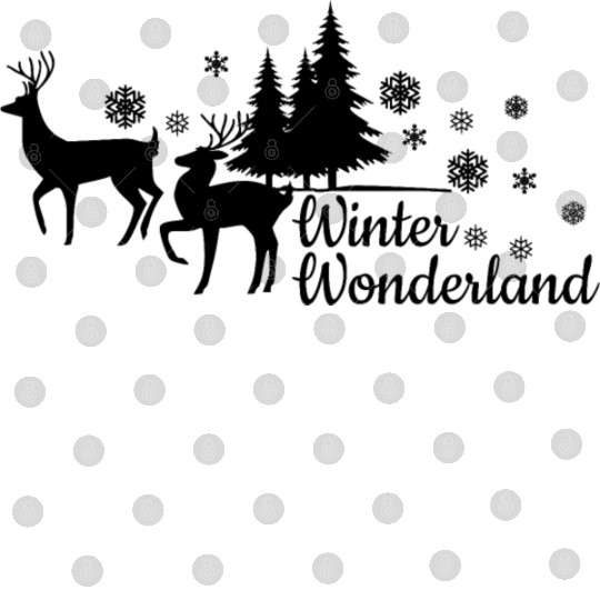 Christmas Winter Wonderland Digital Files