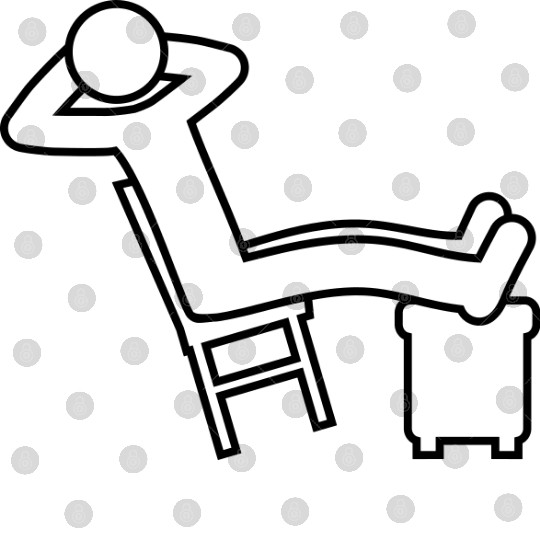 relax man chair icon Digital Files