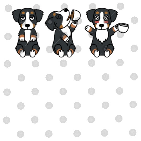 Bernese Mountain Dog Coffee Lover Digital Files