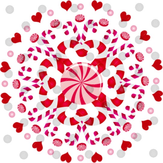 red candy cane ornament for christmas Digital Files