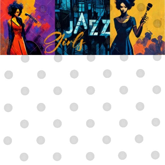 Jazz girls, jazz painting with beautiful girls, in Digital Files