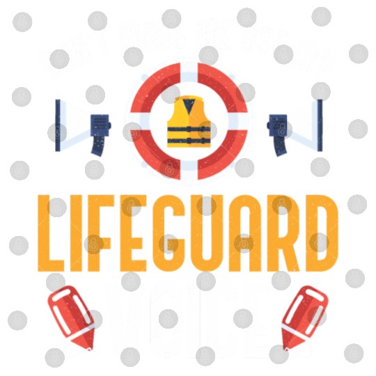Lifeguard Rescuer Pool Guard Digital Files