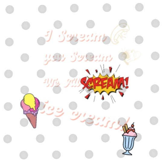 we all scream iceceam Digital Files