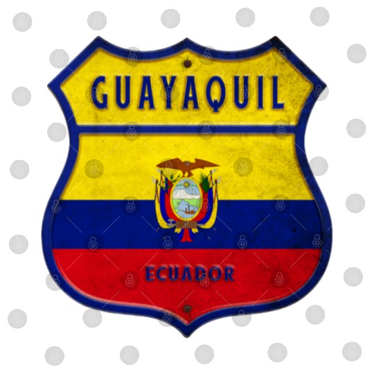 Guayaquil Ecuador coat of arms flag design Digital Files