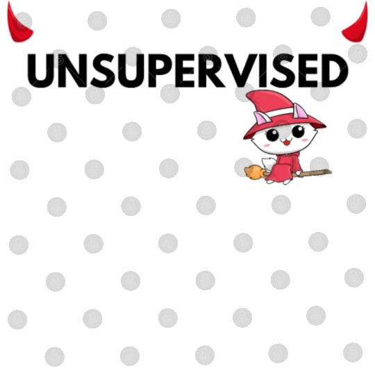 UNSUPERVISED MUM FUNNY CUTE DESIGN Digital Files