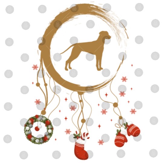 dog dreamcatcher Christmas Dalmatian Digital Files
