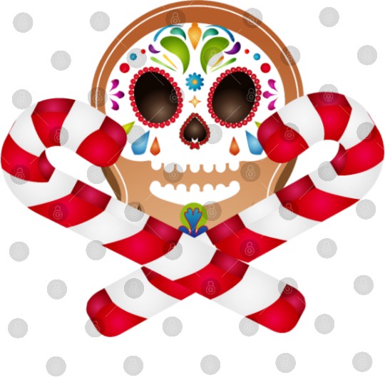 Gingerbread man Sugar Skull decor for Christmas Digital Files