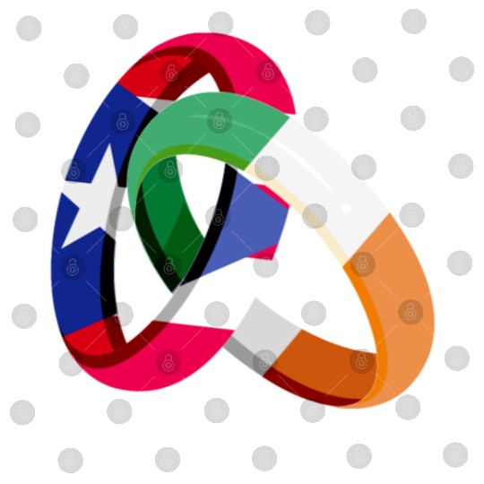 Puerto Rico Flag Ireland Ring Marriage Wedding Digital Files