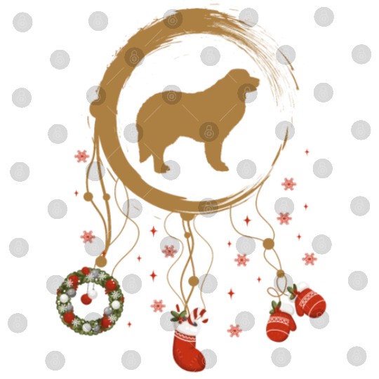 dog dreamcatcher Christmas Great Pyrenees Digital Files