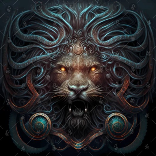 Dark Fantasy Lion Version 3 Digital Files